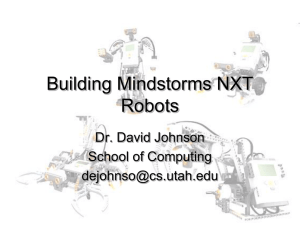 Building Mindstorms NXT Robots