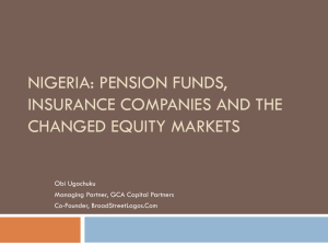 Nigeria: Insurance Companies and the Public Markets