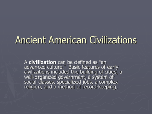 Ancient American Civilization Power Point