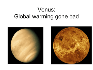 Venus: A real-life example of global warming