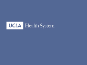 Emergency Management Presentation - UCLA Health