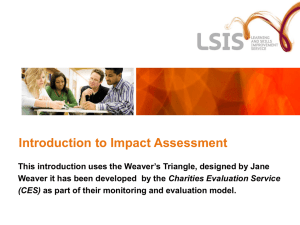Impact assessment Introduction