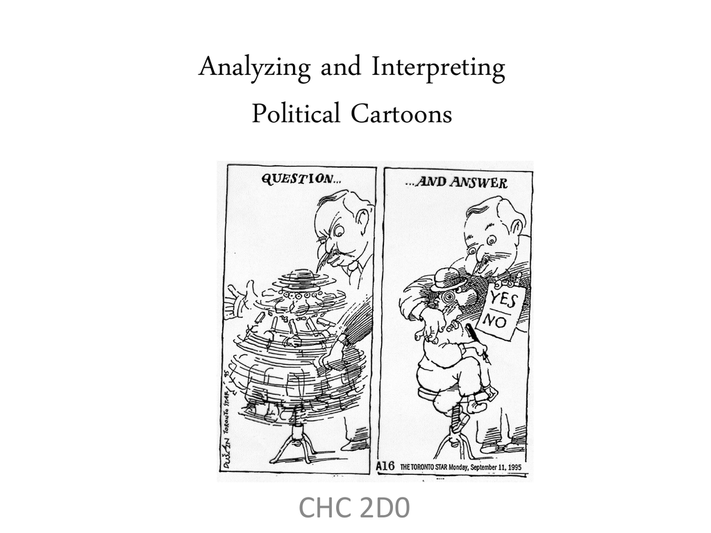 Analyzing and Interpreting Political Cartoons