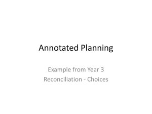 Annotated Planning