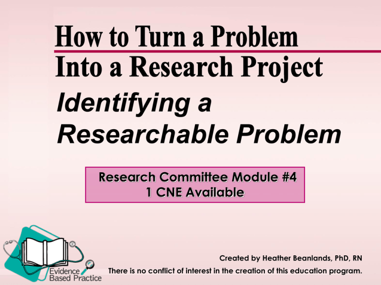 from-problem-to-research