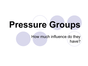 Pressure Groups