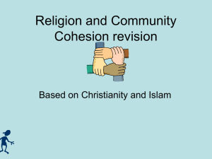 Community Cohesion Revision
