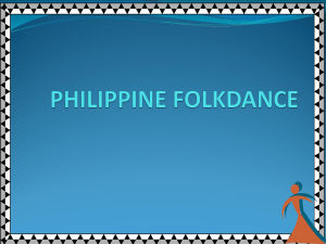 Dance - About the Philippines