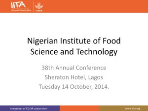 Link2 - Nigerian Institute of Food Science and Technology