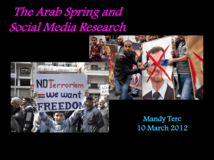 The Arab Spring and Social Media Research