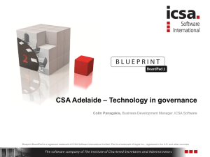 BoardPad 2 Demonstration - Governance Institute of Australia