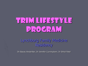 WHAT IS THE TRIM LIFESTYLE PROGRAM