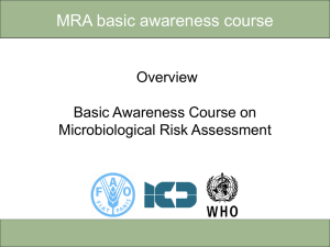 FAO/ICD/WHO Basic Awareness Course on - Sp