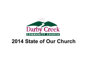 Slides - PowerPoint - Darby Creek Community Church