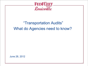 Transportation Audits