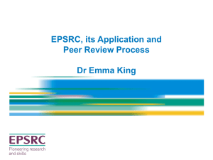 EPSRC Emma King 3rd June 2010