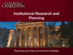 Reporting and Data Governance Strategy