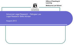 Cultivating good research habits Legal Research Skills Adviser