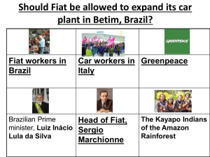 Should Fiat be allowed to expand its car plant in