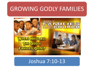 GROWING GODLY FAMILIES