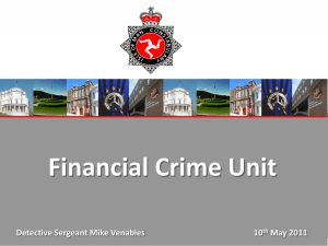 Financial Crime Unit Presentation