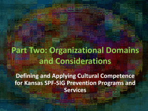 Cultural Competence Module Two Organizational Considerations