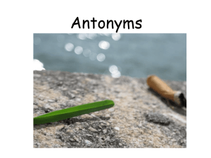Using negative prefixes to form antonyms