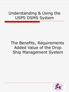 Understanding the USPS DSMS System