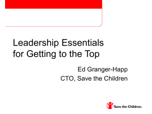 Leadership Essentials -egh