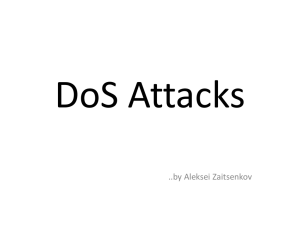 DoS Attacks