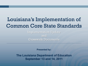 New - Louisiana Department of Education