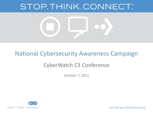 National Cybersecurity Awareness Campaign