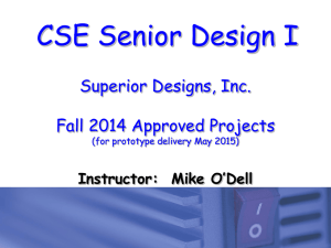 Fall 2014 Projects