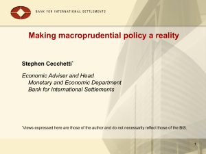 What is macroprudential policy?