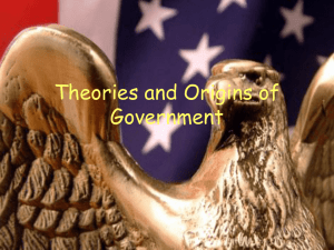 Theories and Origins of Government