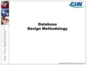 Db Dsgn Mthd v2 1 PowerPoint 032103