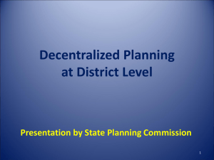 DCP District - Decentralized Plan