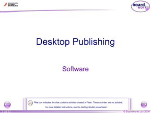 Unit 3 i. Desktop Publishing