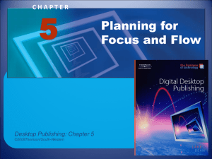 Digital Desktop Publishing: Chapter 5