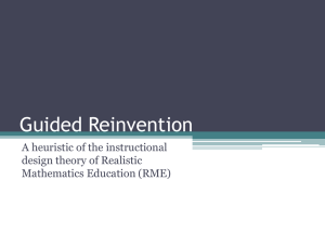 Guided Reinvention