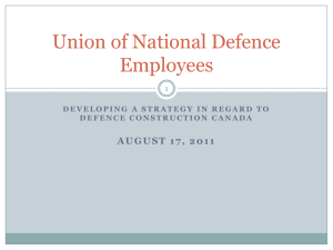 Union of National Defence Employees - UNDE