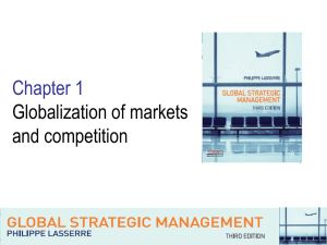 Chapter1-Globalization of markets and competition