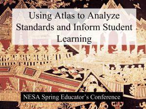 Using Atlas to Analyze Standards and Inform Student Learning