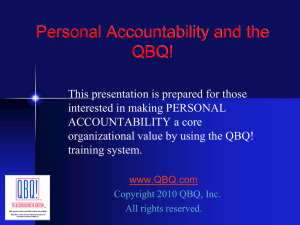 FAQs for QBQ!