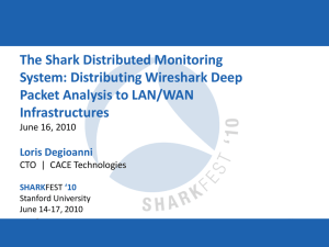 A-5 (LDegioanni) The Shark Distributed Monitoring