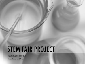 Jacob A. STEM Fair Project #1