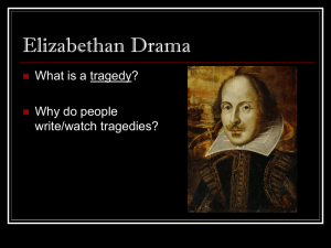 Elizabethan Drama Terms