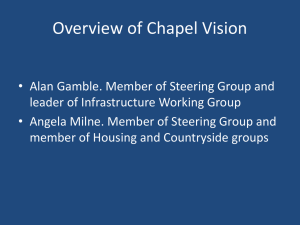 Chapel Vision- Neighbourhood plan