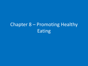 Chapter 8 - Health and Human Development