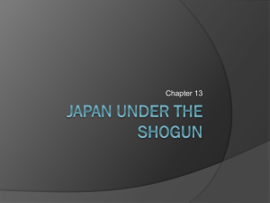 Japan under the shogun